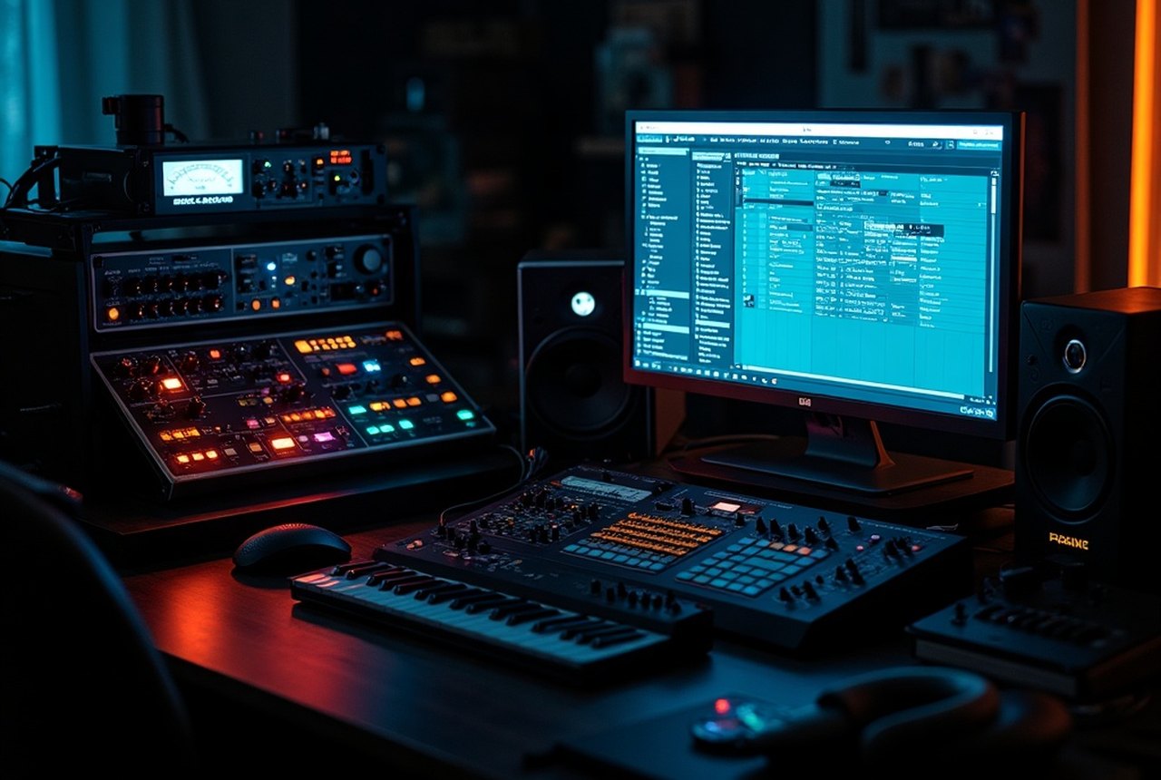 Side-by-side of an SMF icon and a DAW MIDI editor window